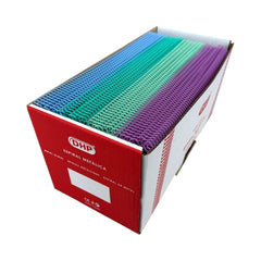 ESPIRAL METALICA 5:1 6 MM SURTIDO COLORES PASTELES C/100 | 100 UNIDADES | (DHP COMERPA SLU)