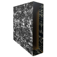 CAJA ARCHIVADOR A-Z FOLIO JASPEADO NEGRO | 25 UNIDADES | (MANIPULADOS MARIOLA S,L,)