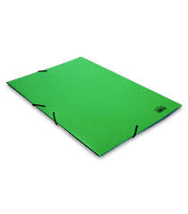 CARPETA Fº GOMAS SOLAPA VERDE 500GR BRILLO CARTON PLASTIFIC | 20 UNIDADES | (MANIPULADOS MARIOLA S,L,)