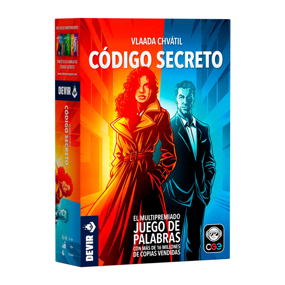 JUEGO DE MESA CODIGO SECRETO | DEVIR GAMES | 1 UNIDAD | 8436017223354