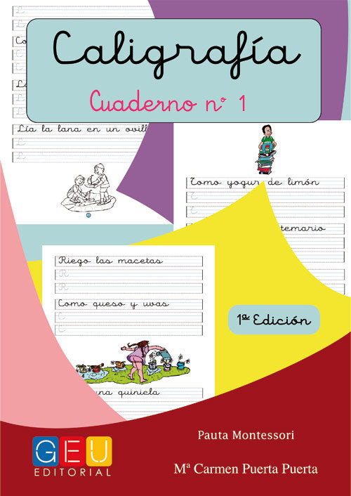 CALIGRAFIA 1 PAUTA MONTESSORI | AA,VV | GEU | 8436548131166