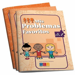 PACK 5º PROBLEMAS FAVORITOS 5,1 5,2 5,3 + ORGANIZADO SEMANA | AA,VV | GEU | 8436548132279