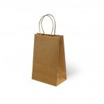 BOLSA KRAFT XS 18+8X24 NATURAL VERJURADO | ANDINA | ENVASE 50 UDS. UNIDAD | 8436557057082