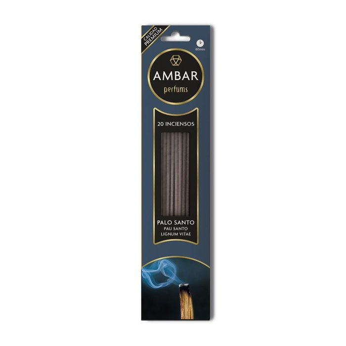 INCIENSO PALO SANTO VARILLAS AMBAR | AMBAR | ENVASE 24 UDS. UNIDAD | 48436559716350