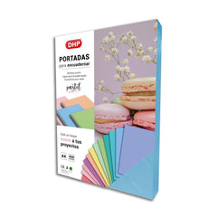 PORTADA PP 0,45 MM A4 5 AZUL PASTEL P/25 | 25 UNIDADES | (DHP COMERPA SLU)