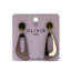 PENDIENTES PLEXI HIPOALERGENICO OCRE ESPEJO | OLIVIA LUXURY | 1 UNIDAD | 8436589367760