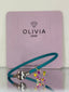 PULSERA FANTASY TURQUESA FLOWER ADAPTABLE CON CHARMS | OLIVIA LUXURY | 1 UNIDAD | 8436589369917
