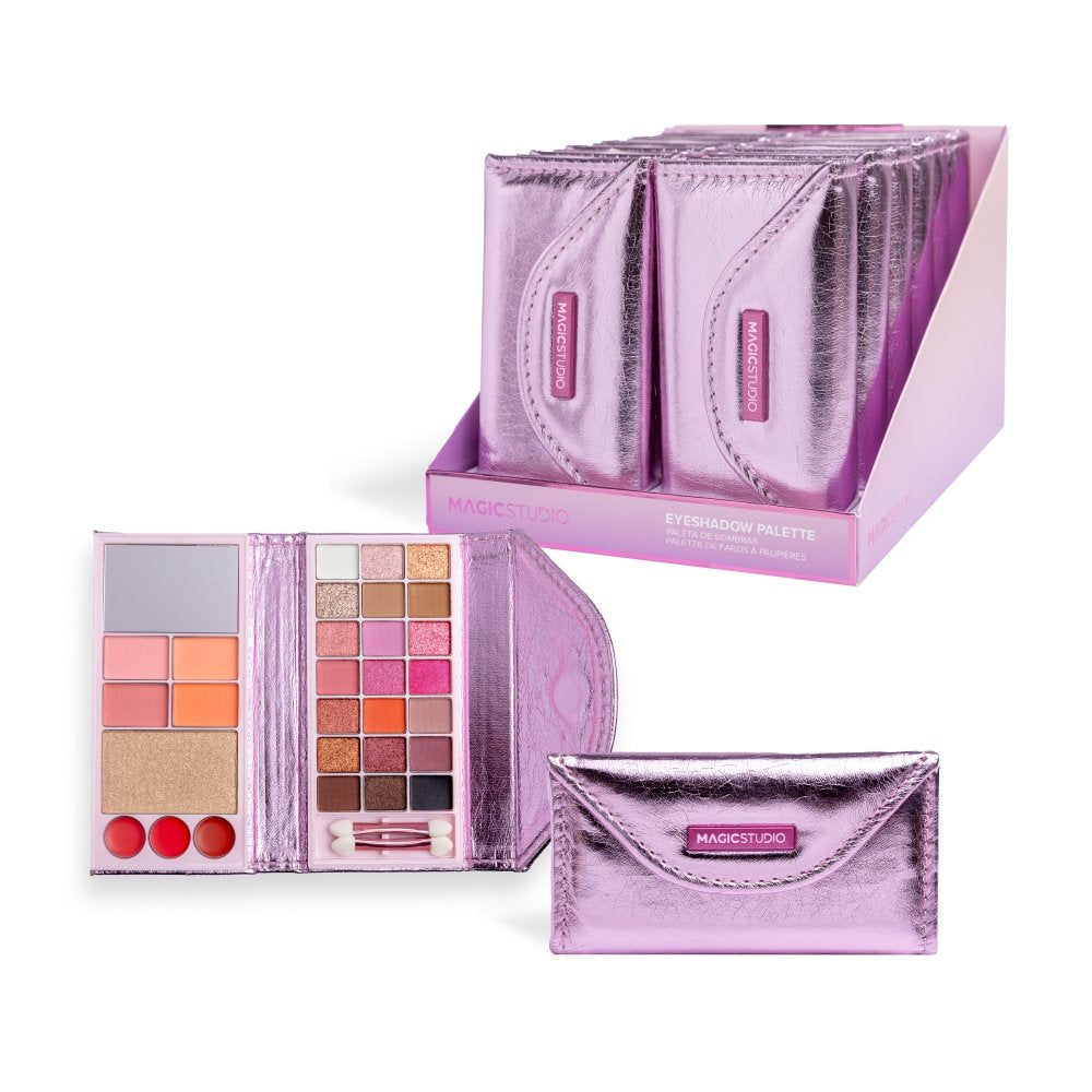 BILLETERA PALETA SOMBRA DE OJOS ROSE QUARTZ GLAM | MAGIC STUDIO | 1 UNIDAD | 8436622270231
