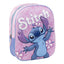 MOCHILA GUARDERIA 31X25CM 3D STITCH PINK FLOWERS | CERDA DISEÑO