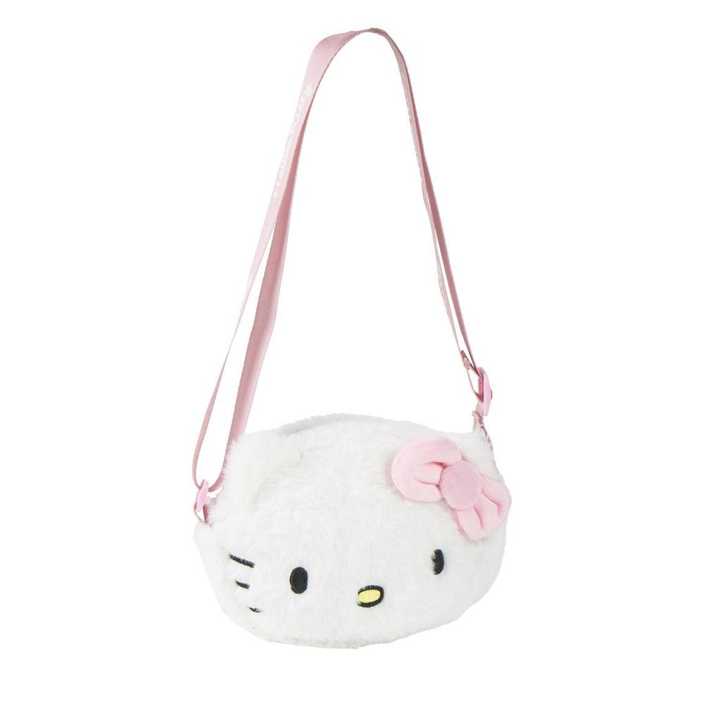 BOLSO BANDOLERA PELUCHE CON FORMA HELLO KITTY | CERDA DISEÑO