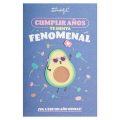 POSTAL - CUMPLIR AÑOS TE SIENTA FENOMENAL | MR WONDERFUL | 1 UNIDAD | 8445641054258