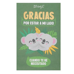 POSTAL - GRACIAS POR ESTAR A MI LADO CUANDO TE HE NECESITADO | MR WONDERFUL | 1 UNIDAD | 8445641054388