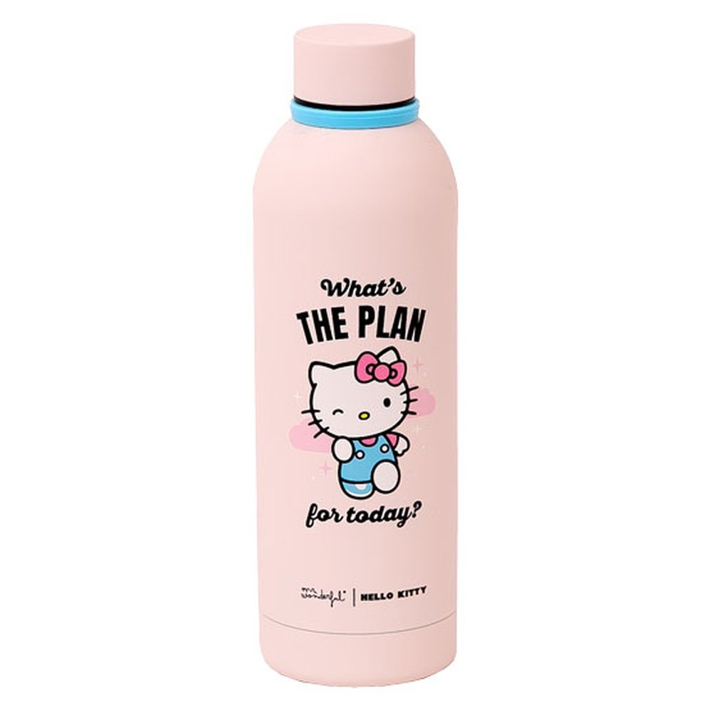BOTELLA TERMICA HELLO KITTY WHAT?S THE PLAN FOR TODAY | MR WONDERFUL | 1 UNIDAD | 8445641069894