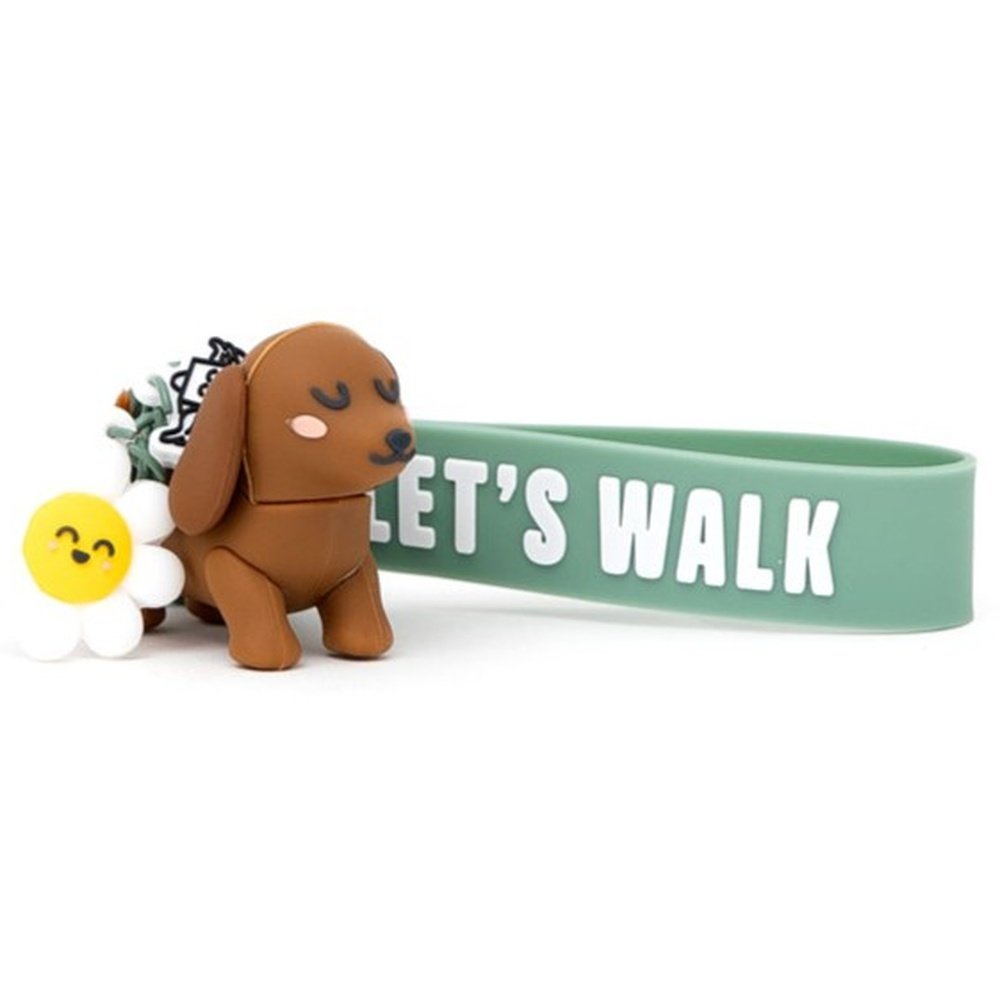 LLAVERO CON COLGANTE PERRO SALCHICHA LET?S WALK | MR WONDERFUL | 1 UNIDAD | 8445641071644
