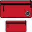 Portatodo snow red melange