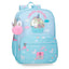 Mochila Juvenil Enso Unicorn Paradise Adapt a Carro 38x30 Marca Enso