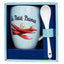 TAZA CON CUCHARA EN CAJA LPP AVIONES | ENESCO | 1 UNIDAD | 8460070149504