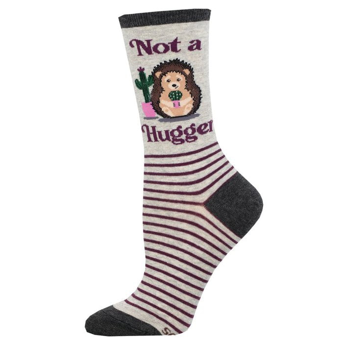 CALCETINES DE ALGODON MEDIA CAÑA 36-41 NOT A HUGGER GRAY | SOCKSMITH | 1 UNIDAD | 8482920036888