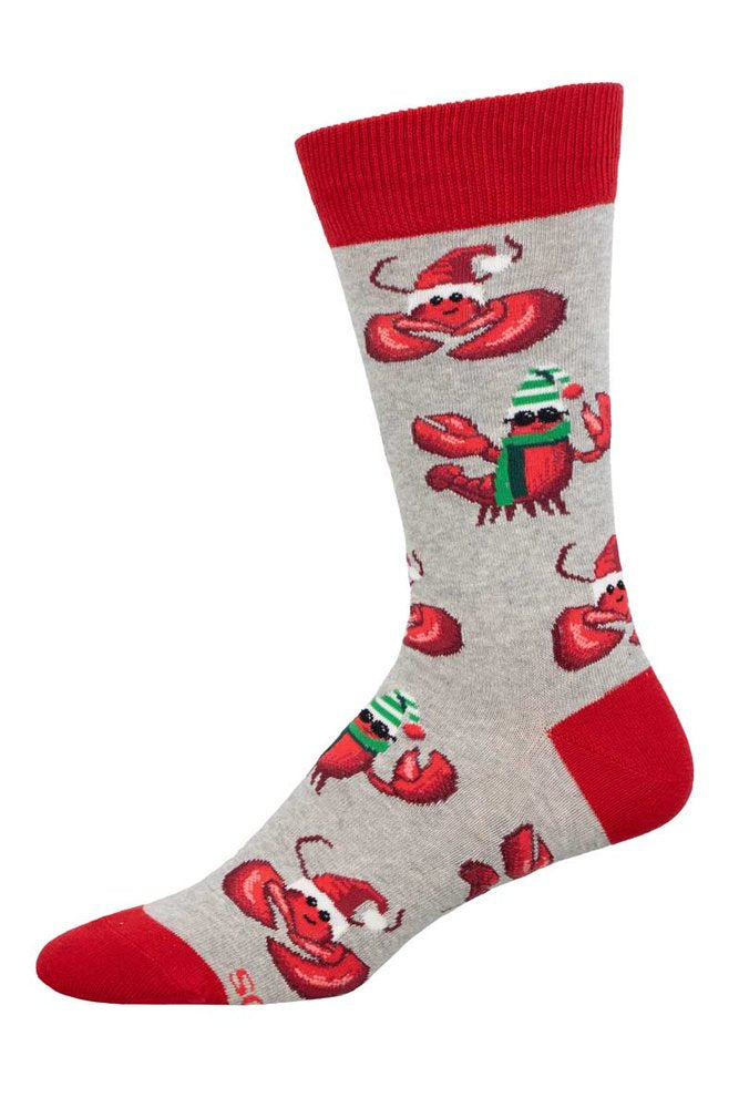 CALCETINES HOMBRE ALGODON CANGREJOS NAVIDAD 40-46 | SOCKSMITH | 1 UNIDAD | 8482920106932