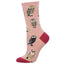 Calcetines de Algodón Media Caña 36-41 Buho Pink Socksmith