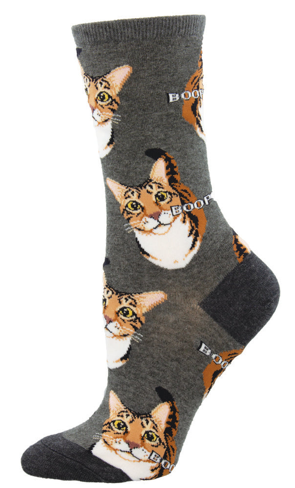 CALCETINES MUJER ALGODON CARA DE GATO 36-41 | SOCKSMITH | 1 UNIDAD | 8482920498082