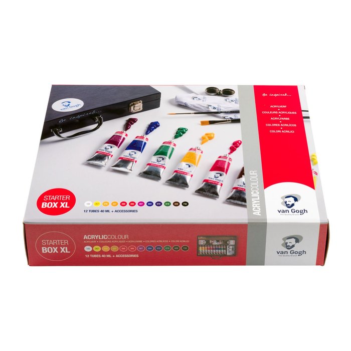 MALETIN VAN GOGH INICIACION XL ACRILICO + ACCESORIOS | 1 UNIDADES | (TALENS ESPAÑA)