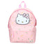 MOCHILA INFANTIL CON BOLSILLO HELLO KITTY PASTEL LEAVES | VADOBAG