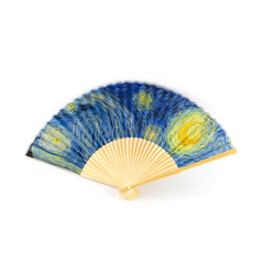 ABANICO VAN GOGH NOCHE ESTRELLADA | WEBSHOP ARTE | 1 UNIDAD | 8719524015804