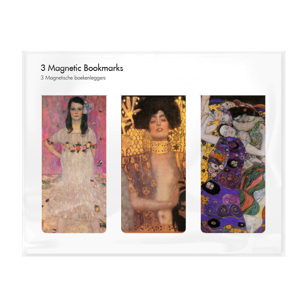 SET 3 MARCAPAGINAS MAGNETICOS KLIMT | 1 UNIDADES | (WEBSHOP ARTE)