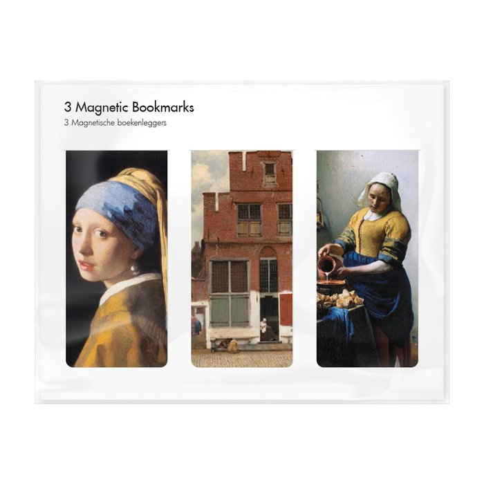 SET 3 MARCAPAGINAS MAGNETICOS MAURITSHUIS | 1 UNIDADES | (WEBSHOP ARTE)