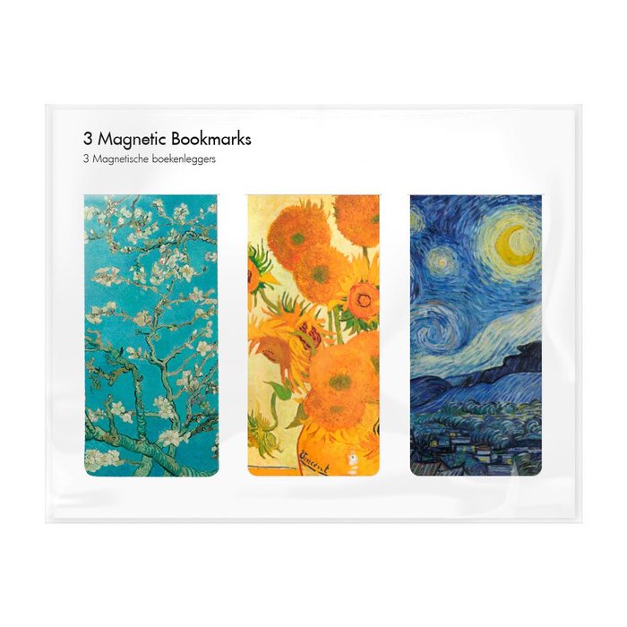 SET 3 MARCAPAGINAS MAGNETICOS VINCENT VAN GOGH | 1 UNIDADES | (WEBSHOP ARTE)