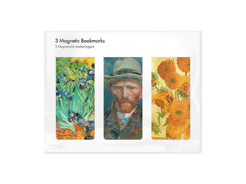 SET 3 MARCAPAGINAS MAGNETICOS VINCENT VAN GOGH | 1 UNIDADES | (WEBSHOP ARTE)