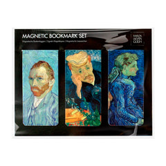 SET 3 MARCAPAGINAS MAGNETICOS MAISON DE VAN GOGH, PORTRAITS | 1 UNIDADES | (WEBSHOP ARTE)