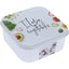 Set 4 Fiambreras Plástico Frases y Frutas Koopman