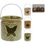 PORTAVELA PORCELANA 8X8X8,5CM MODELOS SURTIDOS | KOOPMAN | ENVASE 12 UDS. UNIDAD | 8720573149242