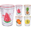 Set de 4 Vasos Fruits Koopman