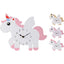 Reloj pared unicornio colores surtidos Koopman