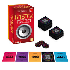 JUEGO DE MESA HITSTER 100% MUSICA ESPAÑOLA | DISET | 1 UNIDAD | 8721017602330