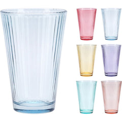 SET DE 6 VASOS 300ML COLORES SURTIDOS | KOOPMAN | ENVASE 6 UDS. UNIDAD | 8721037508452