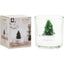 SET DIY VELA EN VASO 10X10CM ARBOL NAVIDAD Y CERA EN POLVO | KOOPMAN CHRISTMAS | ENVASE 12 UDS. UNIDAD | 8721037612265