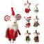 EXPOSITOR 24 RATONES COLGANTE 16CM 6 SURTIDOS | KOOPMAN CHRISTMAS | ENVASE 24 UDS. UNIDAD | 8721037669733
