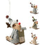 EXPOSITOR 12 RENOS DECORATIVO COLGANTE 14CM 3 SURTIDOS | KOOPMAN CHRISTMAS | ENVASE 12 UDS. UNIDAD | 8721037690515