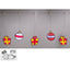 Cortina de Luz 100 cm bolas navideñas y regalos Koopman Christmas