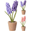 Flores lavanda fieltro en maceta Koopman 21 cm colores surtidos