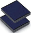Pack/2 Almohadilla Azul Sello 4923