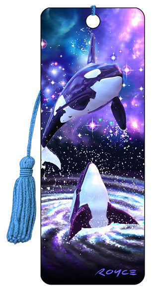MARCAPAGINAS 3D SPACE ORCAS | 6 UNIDADES | (ARTGAME)
