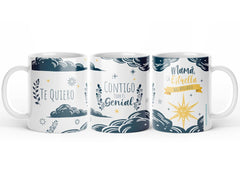 TAZA DE CERAMICA 350 ML LA ESTRELLA MAS BRILLANTE | LAMPARAS MEDITERRANEAN | 1 UNIDAD | 9502113399466