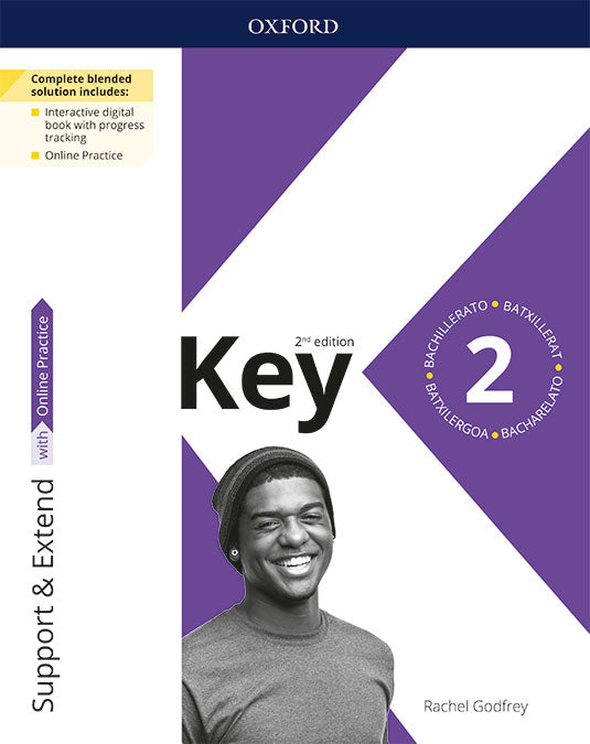 Key to Bachillerato 2. Exam Trainer & Support &Extend pack. 2 Edition | Varios autores | 9780190543327 (OXFORD)