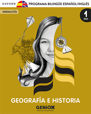 Geografía e Historia 1ºESO. Pack Programa Bilingüe. GENiOX Situaciones de aprendizaje (Andalucía) | Varios autores | 9780190554705 (OXFORD)