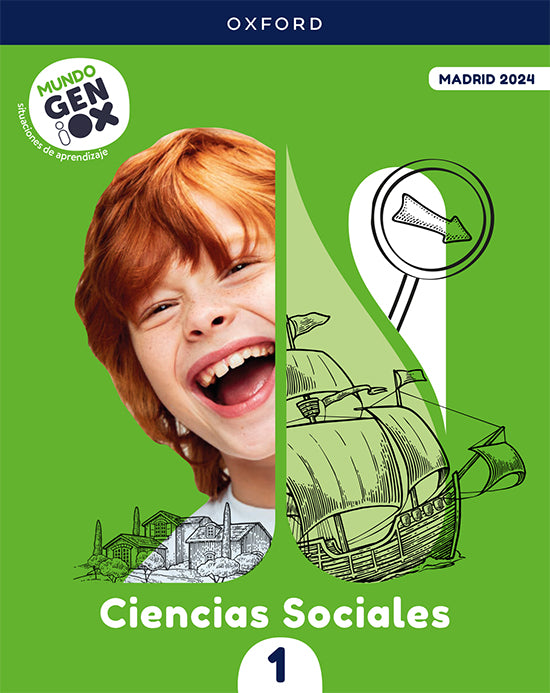 Mundo Geniox Ciencias Sociales 1. Libro del estudiante | Varios autores | 9780190557034 (OXFORD)